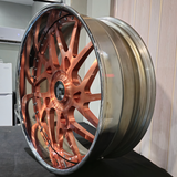 26" Forgiato Maglia Brushed Rose Gold Chrome Lip Wheels RIMS 26x9, 26x10  BP:5x120.7 1979 Monte Carlo