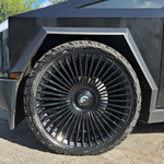 26" Forgiato Tremestre All Black Wheels RIMS & Tire Package  BP: 6x139.7 35x12.50R26 Venom Power 2025 Tesla Cyber Truck