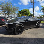 26" Forgiato Tremestre All Black Wheels RIMS & Tire Package  BP: 6x139.7 35x12.50R26 Venom Power 2025 Tesla Cyber Truck