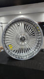 26" Rucci Hooch All Chrome lip Wheels Staggered 26x9 26x10  Lexani LX Twenty tires 1986 Fleetwood Brougham