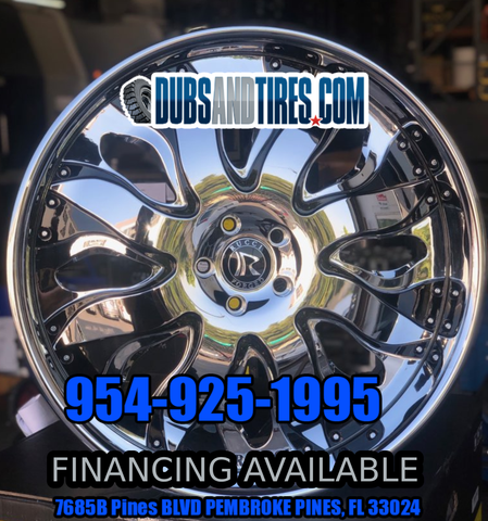 28" Rucci Forza Wheels Standard Chrome RIMS Staggered 28x10 (Front) 28x11 (Rear) Escalade Customizable Wheels