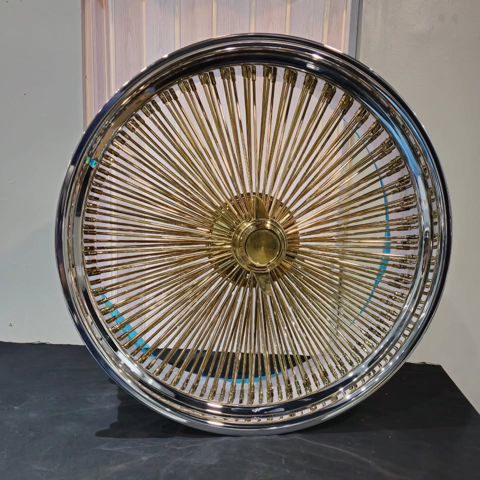 20 Inch Offset Wire Rims 20 Inch Luxor 150 Spoke Chrome Wire Wheels Chrome Rims 20x8.5 ...