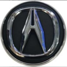 Acura Floating Center Cap Black & Chrome 69mm FCC-056