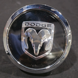 Dodge Ram Floating Center Caps New Logo Chrome Bezel Big XL Caps QTY 4