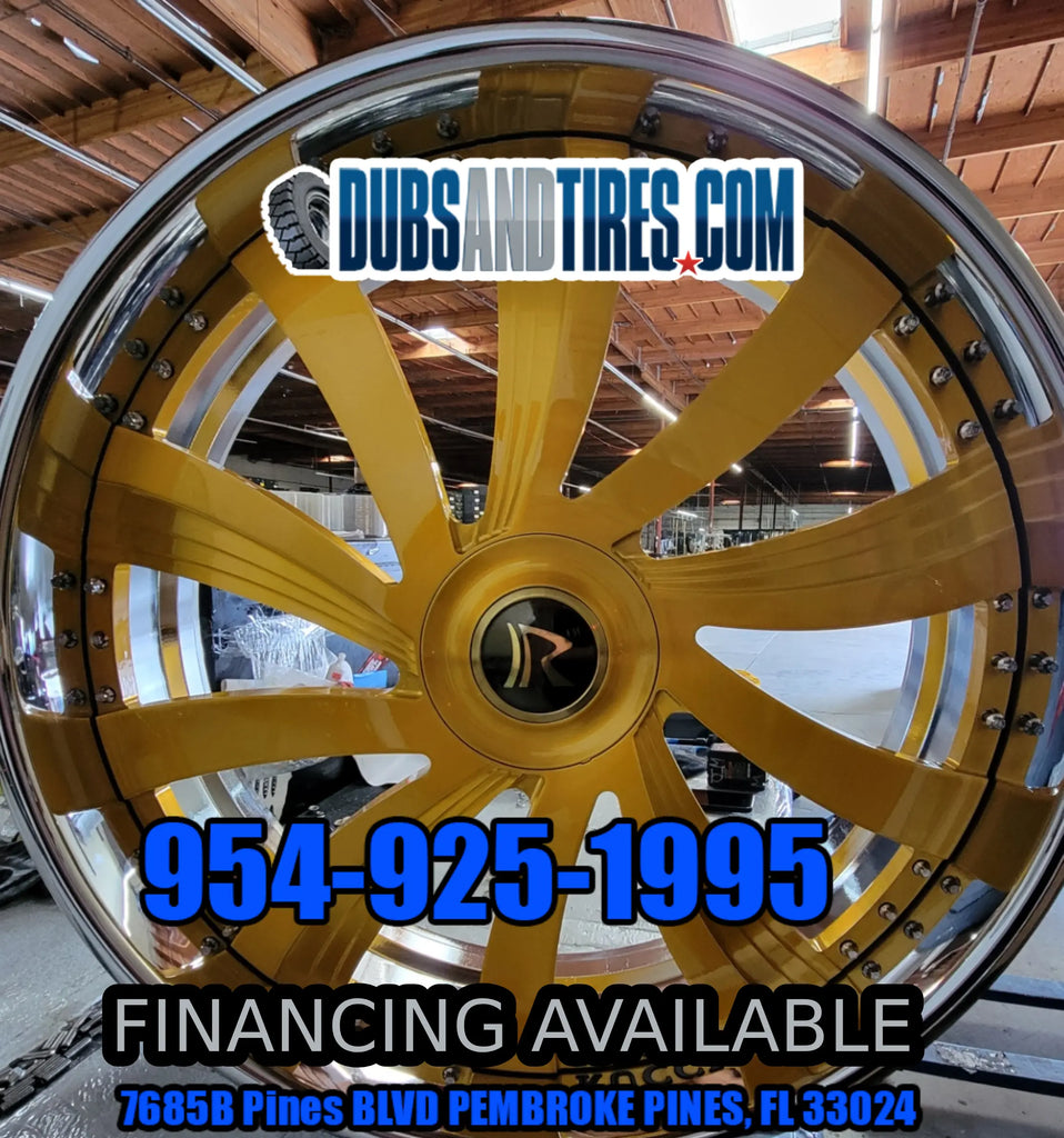 New Gold Rucci Rims 24