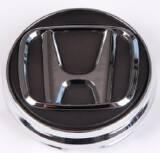 Honda Floating Center Caps Gray & Chrome 69mm FCC-055