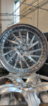 22" Inch Savini SD-28 Diamond Chrome Wheels 22x9.5 Rims Porsche Taycan BP: 5x130 customizable