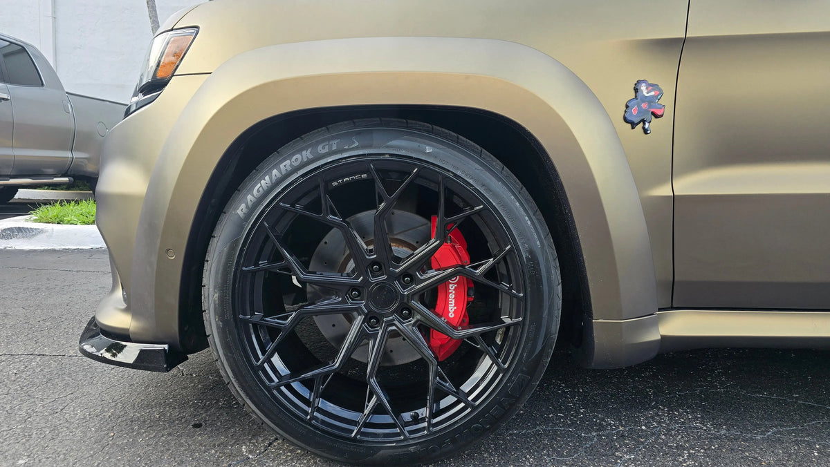 22 Inch 22x10.5 Stance SF-10 Wheels Gloss Black Rims BP:5x120 ...