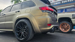 22 Inch 22x10.5 Stance SF-10 Wheels Gloss Black Rims BP:5x120 Tire:275/40ZR18 Jeep Trackhawk