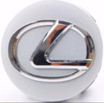 Lexus Floating Center Caps Silver & Chrome 62mm