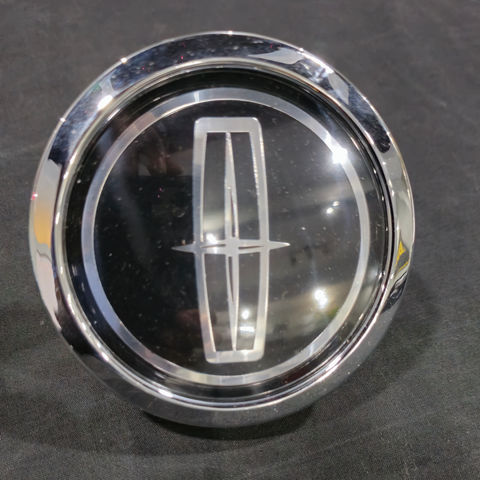 Lincoln New School Floating Center Caps New Logo Chrome Bezel Big XL Caps QTY 4