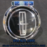 Lincoln New School Floating Center Caps New Logo Chrome Bezel Big XL Caps QTY 4