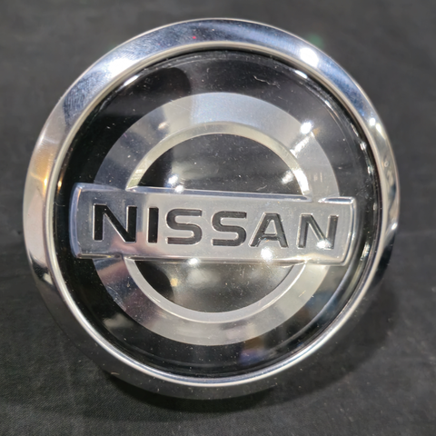 Nissan Floating Center Caps New Logo Chrome Bezel Big XL Caps 4 QTY