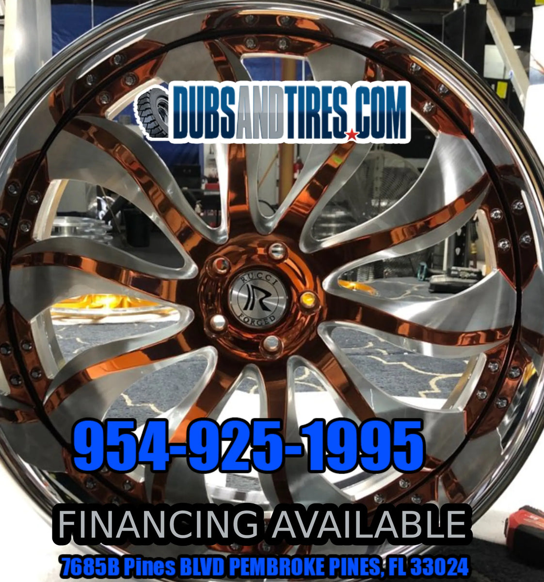 Dub Copper Rims 24