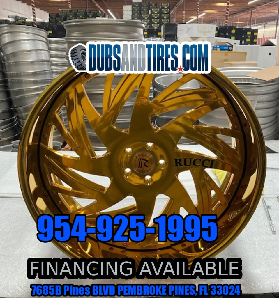 How Much Rucci Rims Gold 24