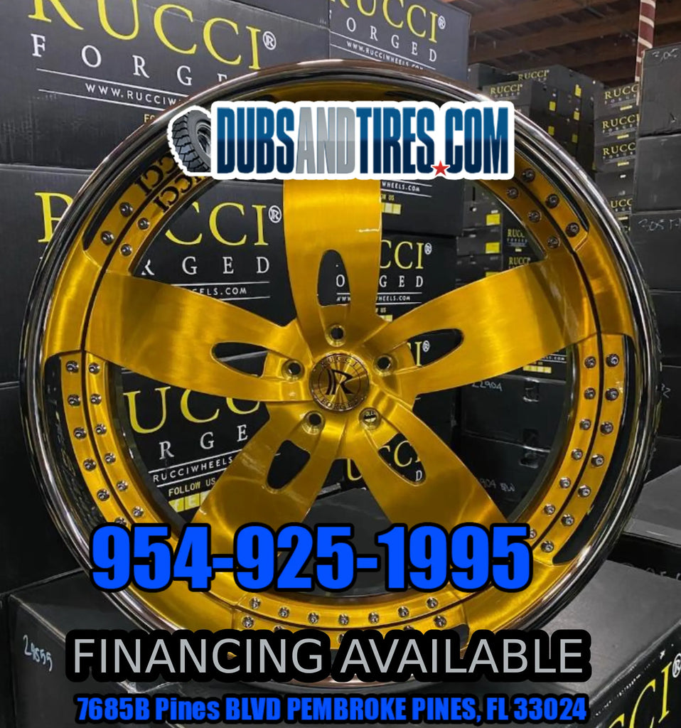 How Much Rucci Rims Gold 22