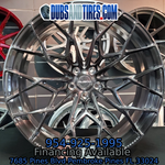 21" Rusch GTX-R Rims 21x10 & 21x11 Dark Brushed Black wheels for bmw X5 X6 M