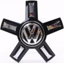 Volkswagen Floating Center Caps Hubs FCC-040 BLACK sTYLE 2