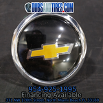 Chevy Floating Center Caps New Logo Chrome Bezel Big XL Caps 4 QTY