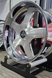 26" Staggered Brushed & Polished Lip Replica Impala SS Wheels Staggered 5x127 2pc Wheels Rims 95 96 22 26 Chevy
