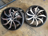 24 Inch 24x9.5 Xcess X01 RIMS AND TIRES PACKAGE NEW WHEELS BMW X5 FINACING AVIL