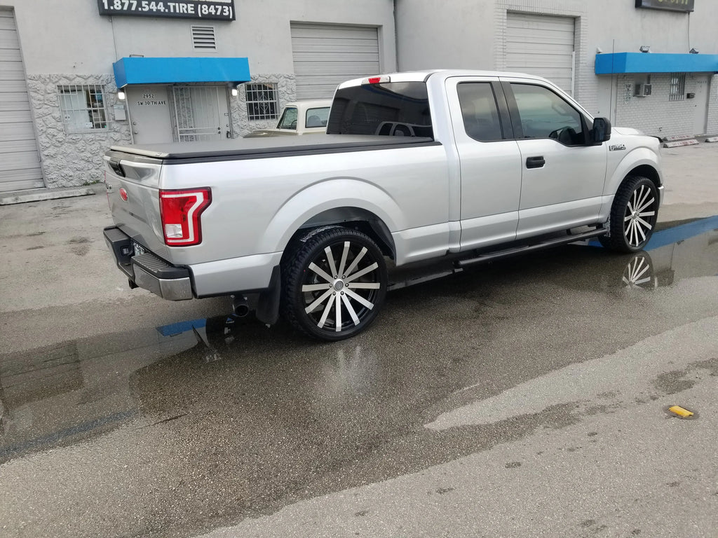 24 INCH 24X10 Velocity VW12 RIM AND TIRE 305/35R24 PACKAGE BP:6X135 20 ...