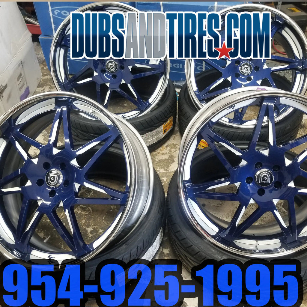 24s Inch Rims Dub Inch 24 Inch 24x9 Lexani Rims LF-749 Chrome Lip Wheels BP:5x112 ET: Custom ...