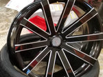 22 inch rims 22x9 Velocity VW12 Black Wheels BP 5x150 Tires: 305/40R22 1999 Lexus LX470 FINACING AVIL