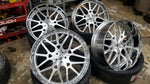 28 Inch 28x10 Forgiato Maglia Chrome BP: Custom Tires: 275/25ZR28 Caprice Financing AVIL