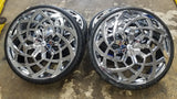 26 INCH 26x9.5 Azara AZA 521 RIMS AND TIRES PACKAGE NEW WHEELS Infiniti FX35 FINACING AVIL