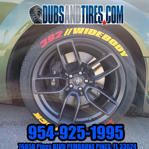 20 Inch wheels 20x9.5 Black Rims BP: 5x115 Tires: 275/40ZR20 2021 Dodge Charger Scat FINACING AVIL