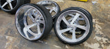 22 INCH Intro Twisted RIMS AND TIRES PACKAGE NEW WHEELS Chevy Impala, CADILLAC, LEXUS AND MORE FINACING AVIL