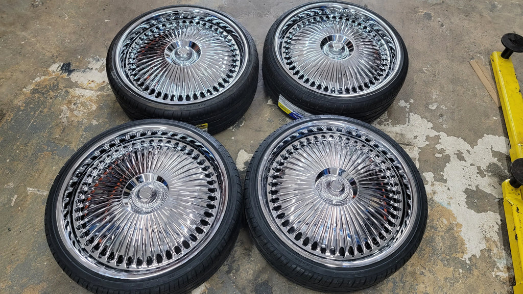 24s Inch Rims Dub Inch 24 Inch 24x9 Dub Rims BP: 5x114.3 Bellagio Wheels Tires: 245/30ZR24 20 ...