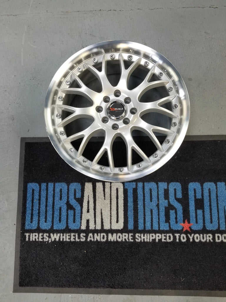 17 Inch 17x7.5 SET OF FOUR Drag Rims DR19 Wheels BP: 5X114.3 ET:42 Lex ...
