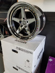 18 Inch 18x9.5 Aodhan Rims DS-05 Wheels Tires BP: 5x114.3 ET:30 Chrome Kia Soul and More Set of 4 Rims Only