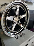 18 Inch 18x9.5 Aodhan Rims DS-05 Wheels Tires BP: 5x114.3 ET:30 Chrome Kia Soul and More Set of 4 Rims Only