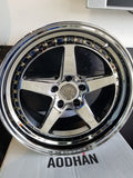 18 Inch 18x9.5 Aodhan Rims DS-05 Wheels Tires BP: 5x114.3 ET:30 Chrome Kia Soul and More Set of 4 Rims Only