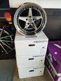 18 Inch 18x9.5 Aodhan Rims DS-05 Wheels Tires BP: 5x114.3 ET:30 Chrome Kia Soul and More Set of 4 Rims Only