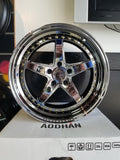 18 Inch 18x9.5 Aodhan Rims DS-05 Wheels Tires BP: 5x114.3 ET:30 Chrome Kia Soul and More Set of 4 Rims Only