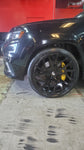 4 New-24 Inch Forgiato Maglia Twisted Gloss Black Wheels 24x10 275/35ZR24 Lexani LX-20 BP: 5x127