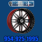 20 Inch 20x10 XFX Rims XFX-303 Wheels Tires F-150 Chevy Silverado Jeep Wrangler and More FINANCING AVIL