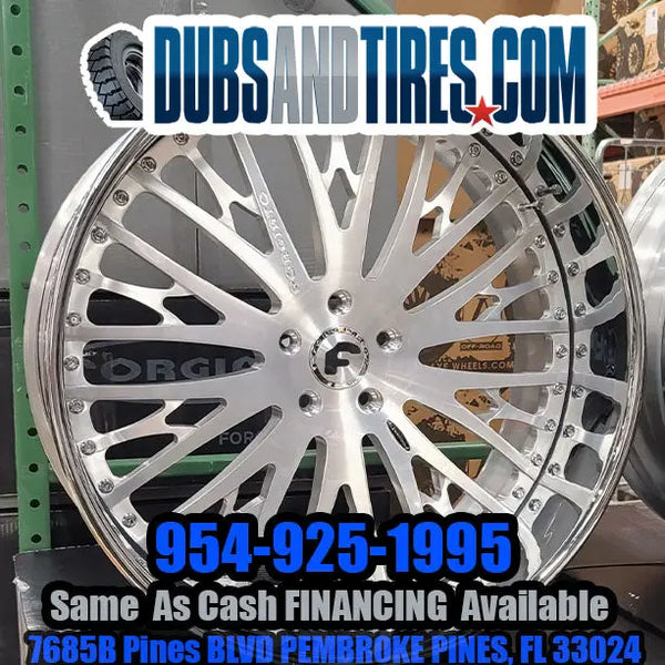 ❀クロム❀ Vision Off-Road 404 Brawl 6x135 24x12-51 Chrome - Threepieceus