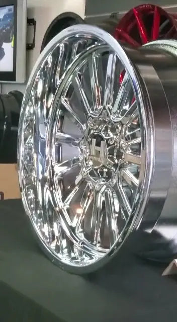 Chrome Rims With Tires