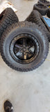 17 Inch 17x9 Rims Fuel Kicker D697 Black Wheels BP:6x114.3 ET:12 Tires: 285/70R17 Nitto Ridge 2020 Jeep Wrangler Financing AVIL