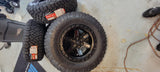 17 Inch 17x9 Rims Fuel Kicker D697 Black Wheels BP:6x114.3 ET:12 Tires: 285/70R17 Nitto Ridge 2020 Jeep Wrangler Financing AVIL