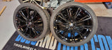 22 Inch 22x9 Wheels ABL-30 Corona Gloss Black Rims BP:5x114.3 ET:32 Tire: 285/35R22 2022 Kia Telluride