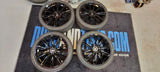 22 Inch 22x9 Wheels ABL-30 Corona Gloss Black Rims BP:5x114.3 ET:32 Tire: 285/35R22 2022 Kia Telluride