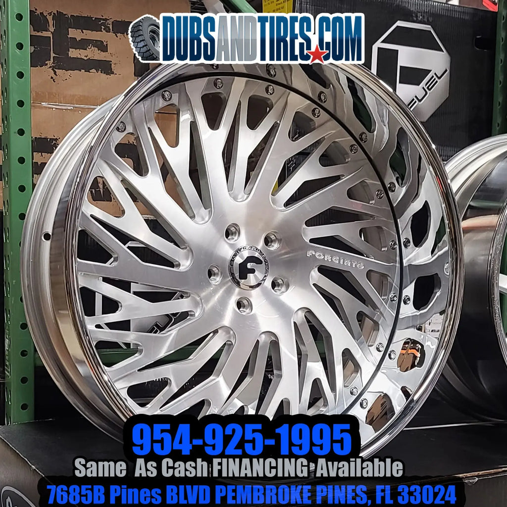 Chrome Rims With Tires