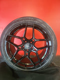 4-New 19 Inch Rohana RFX-11 Gloss Black Wheels, 19x9.5 Rims Infiniti Q50 245/40R19 Michelin Tires BP: 5x114.3