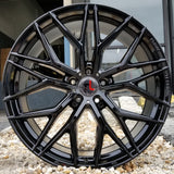 20" Inch Wheels for Mercedes-Benz Gloss Black Wheels 20x10.5 Rims With BP: 5x112, 5x114 Audi